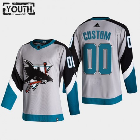 San Jose Sharks Custom 2020-21 Reverse Retro Authentic Shirt - Kinderen